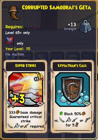Corrupted Samoorai's Geta