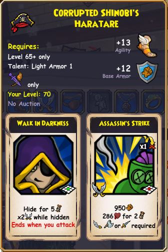 Corrupted Shinobi's Haretare
