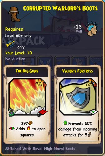 Corrupted Warlord's Boots