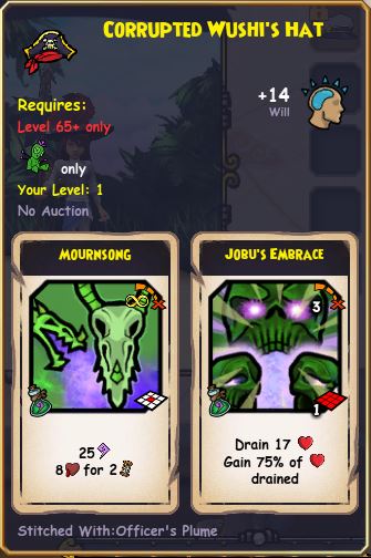 Corrupted Wushi's Hat