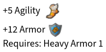 Metal Guardian's Boots Stats