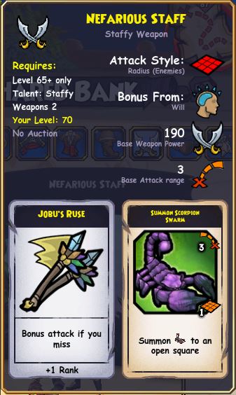 Nefarious Staff