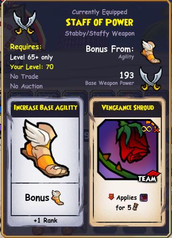 Staff of Power - Swashbuckler