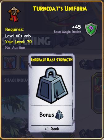Turncoat's Uniform