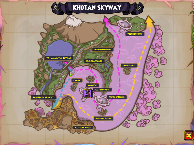 Khotan Skyway Map