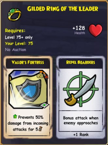 Gilded Ring of the Leader