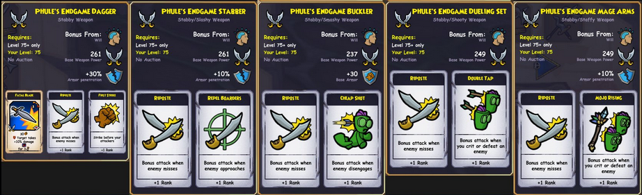 Phule Weapons