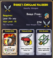 Rooke's Endgame Halberd