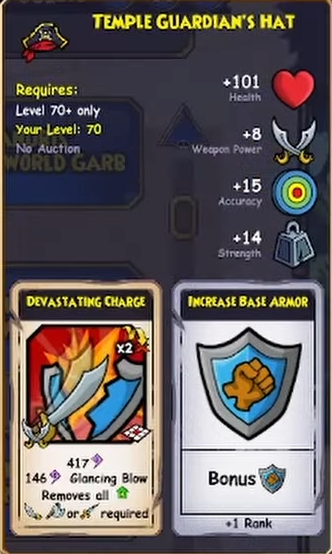 Temple Guardian's Hat