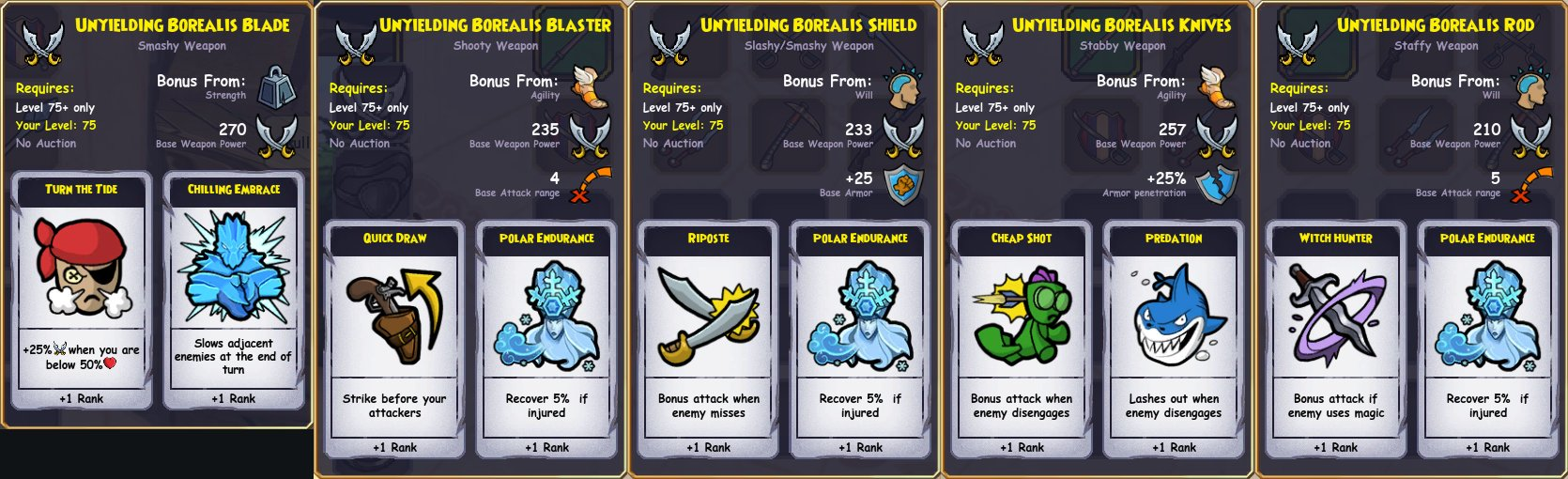 Vendor Weapons