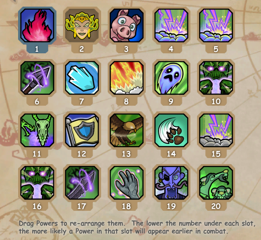 Witchdoctor Power Ordering